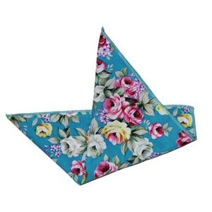 Men's Gascoigne Floral Cotton Pocket Square